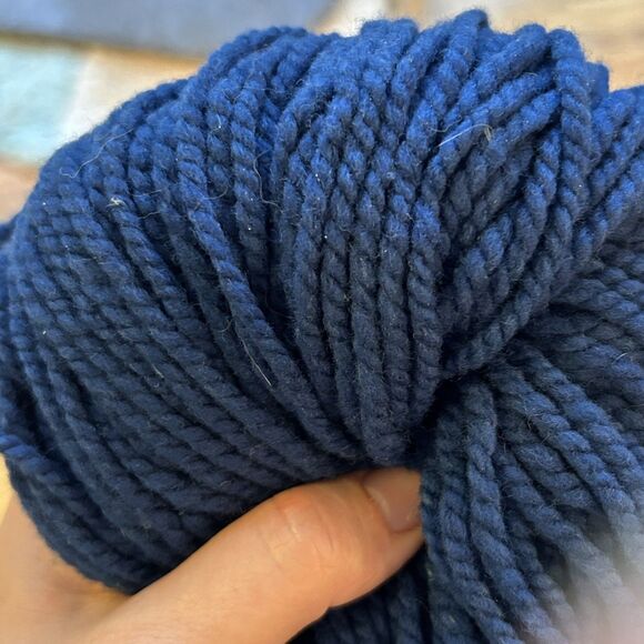 Cestari Merino Wool Yarn 2 Ply Kettle Dyed Worsted Blue Pansy- Lot of 3 - Picture 7 of 7